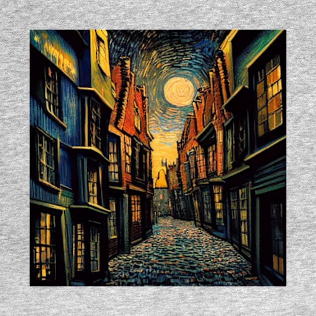 Starry Night in Diagon Alley by Grassroots Green